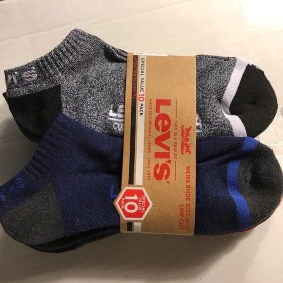 levi low cut socks